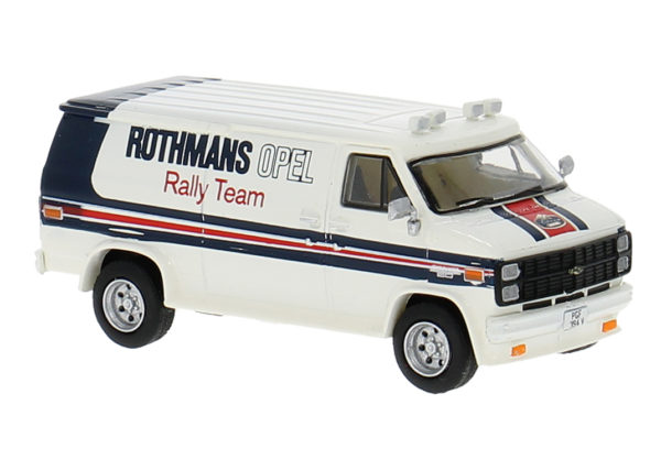 Brekina: Chevrolet C20 Van "Rothmans Opel Rally Team"