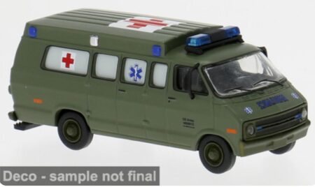 Brekina: Dodge B 200 Ambulance (1975) "US Army"