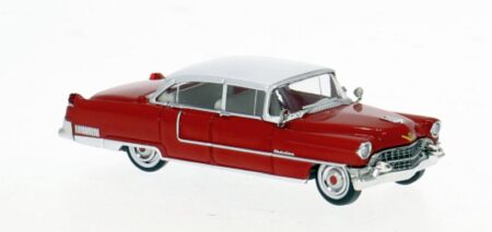 Brekina: Cadillac Fleetwood (1955), rot/weiß