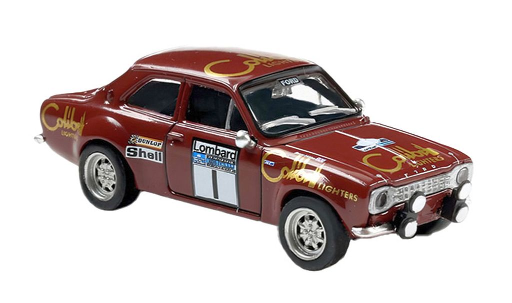 Brekina: Ford Escort RS 1600 "RAC Rally 1973 / #1 / Mäkinen, Liddon"