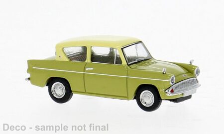 Brekina: Ford Anglia (1959), hellgrün/beige