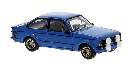 Brekina: Ford Escort RS 1800, blau/schwarz-0