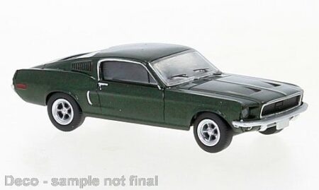 Brekina: Ford Mustang Fastback, metallic-dunkelgrün, 1968-0