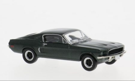 Brekina: Ford Mustang Fastback, metallic-dunkelgrün, 1968