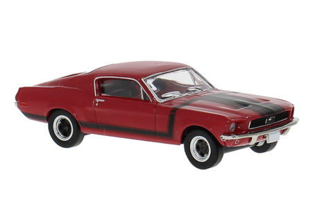 Brekina: Ford Mustang Fastback "Boss 302", rot mit Dekor