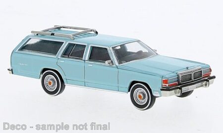 Brekina: Ford LTD Country Squire, hellblau-0