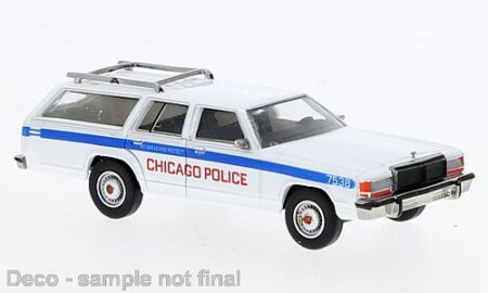 Brekina: Ford LTD Station Wagon "Chicago Police"-0