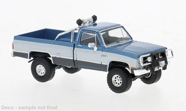 Brekina: GMC Sierra Grande (1983), blau/weiß