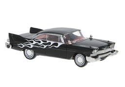 Brekina: Plymouth Fury, schwarz, "Flames"