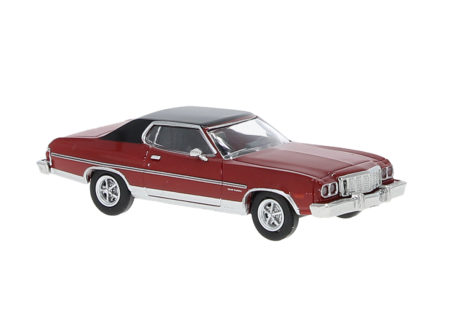 Brekina: Ford Gran Torino, rot / schwarz