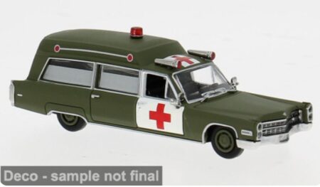 Brekina: Cadillac Miller-Meteor Ambulance (1966) "US Army"