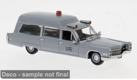 Brekina: Cadillac Miller-Meteor Ambulance (1966) "US Navy"