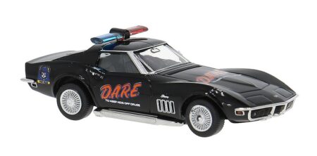 Brekina: Chevrolet Corvette (C3) Sting Ray Coupé "D.A.R.E."