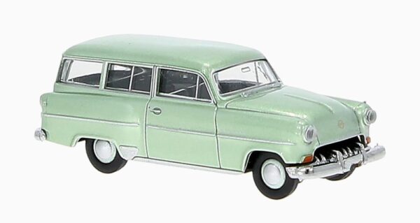 Brekina: Opel Olympia Rekord (1953) Caravan, lichtgrünmet.-0