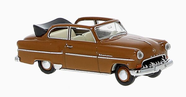 Brekina: Opel Olympia Rekord (1953) Cabriolimousine, braun-0