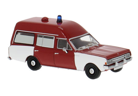 Brekina: Opel Rekord C KTW "Feuerwehr"