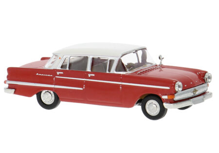 Brekina: Opel Kapitän 2,6 P2 (1959), rot/weiß