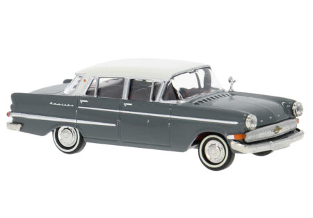 Brekina: Opel Kapitän 2,6 P2 (1959), grau/weiß
