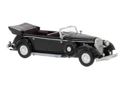 Brekina: Mercedes 770 K, offen, schwarz