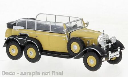 Brekina: Mercedes G4 (1938), beige/schwarz-0