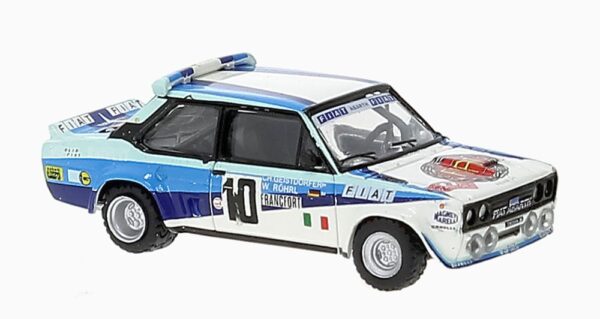 Brekina: Fiat 131 Abarth "Rallye Monte Carlo / Nr. 10 / Röhrl"-0