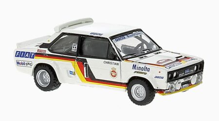 Brekina: Fiat 131 Abarth "Minolta" von Walter Röhrl, "Hunsrück Rallye 1979"-0