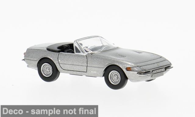 Brekina: Ferrari 365 GTS/4 Daytona Spider (1971), Silber