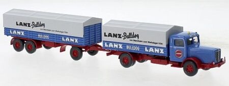 Wiking: Büssing 8000 Pritschen-Lastzug "Lanz" (Serie 800)-0