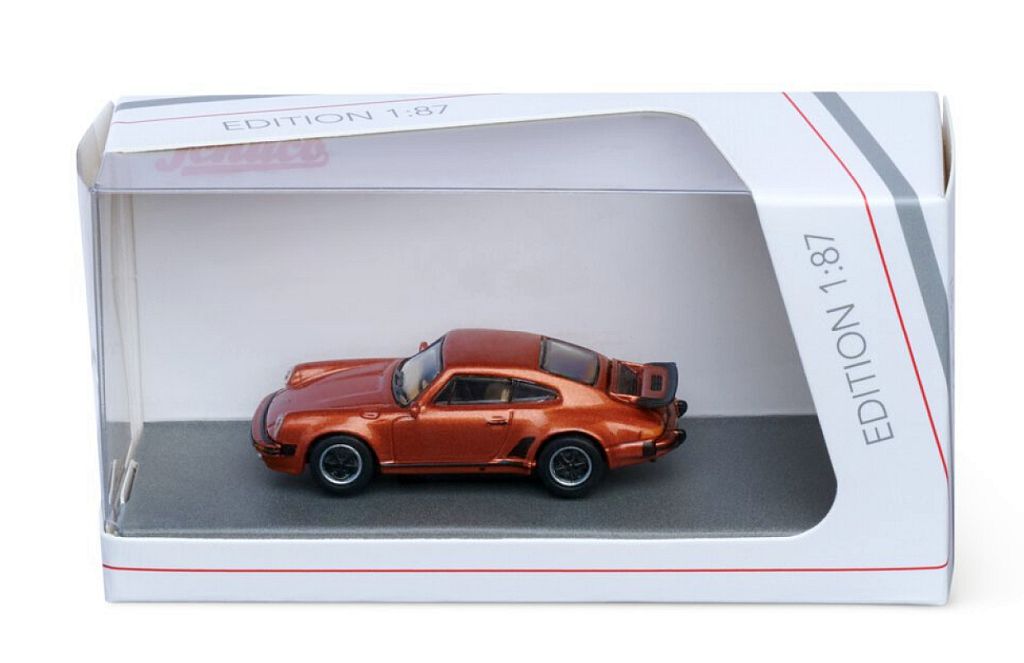 Schuco 1/87: Porsche 911 Turbo (930), bronzemetallic/schwarz