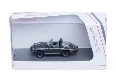 Schuco 1/87: Porsche 911 Carrera 3.2 Targa, schiefergraumetallic