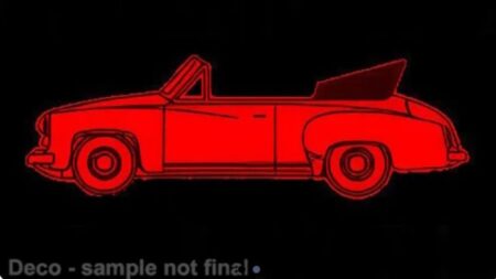 Brekina: Wartburg 311 Cabriolet (1959), rot