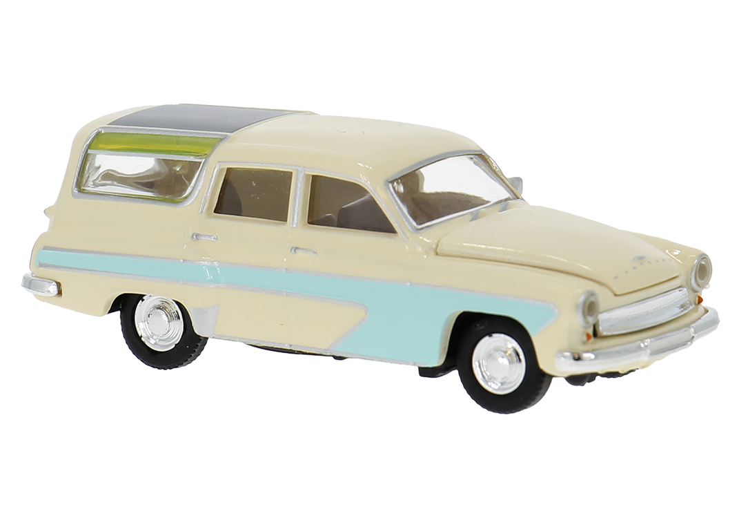 Brekina: Wartburg 311 Camping (1959), beige/blau