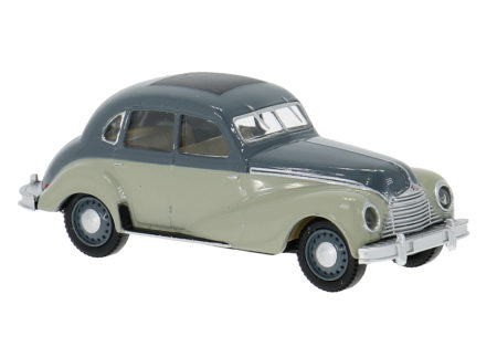 Brekina: EMW 340 Limousine, blau/grau