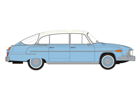Brekina: Tatra 603-2 (1963), hellblau/weiß