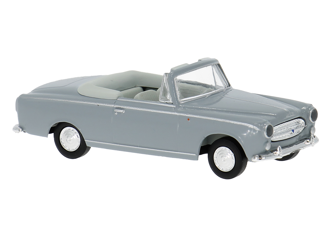 Brekina: Peugeot 403 Cabrio, grau ("Inspector Columbo")