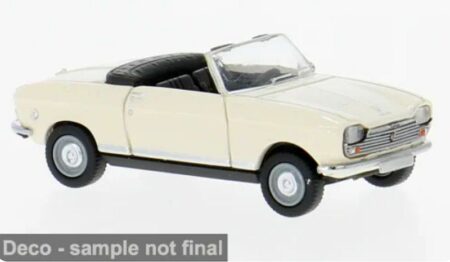 Brekina: Peugeot 204 Cabriolet (1967), weiß