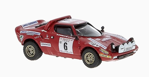 Brekina: Lancia Stratos HF "Rallye Korsika 1975 / Nr. 6 / Darniche, Mahé"-0