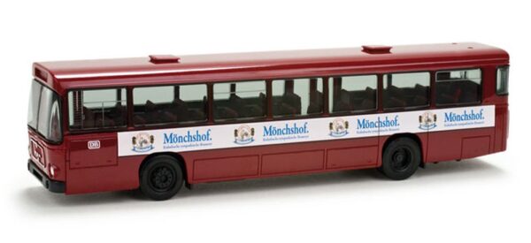 Herpa 1/87: MAN SÜ 240 Bahnbus "DB - Kulmbacher Mönchshof-Pils"-0