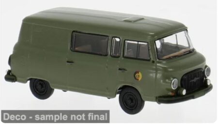 Brekina: Barkas B 1000 Halbbus (1980) "NVA" der DDR
