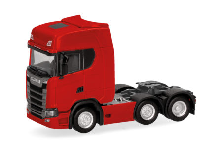 Herpa: Scania CS 20 HD Zugmaschine 3achs (6x2), rot