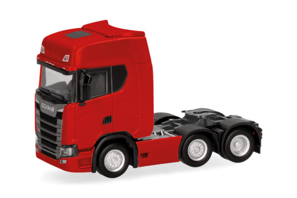 Herpa: Scania CS 20 HD Zugmaschine 3achs (6x2), rot