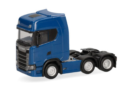 Herpa: Scania CS 20 HD Zugmaschine 3achs (6x2), blau