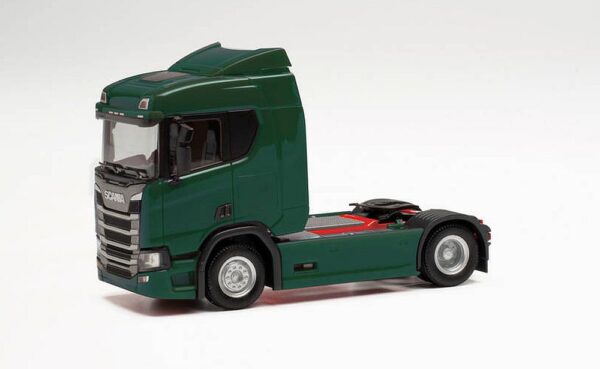 Herpa: Scania CR 20 ND Zugm., dunkelgrün-0