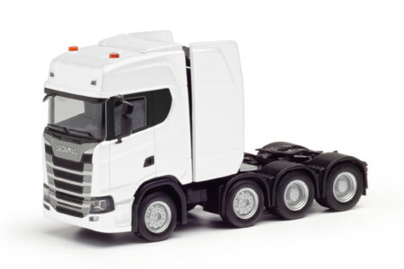 Herpa: Scania CS20 HD Schwerlastzugm. 4achs (8x4), weiß-0