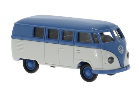 Brekina: VW T1a Kombi, blau/hellgrau