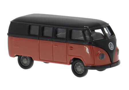 Brekina: VW T1a Kombi (1950), schwarz/rot