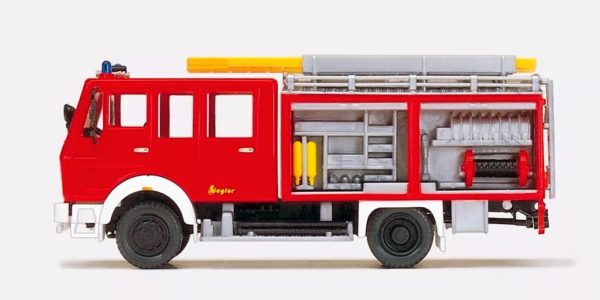 Preiser: Mercedes-Benz 1019 AF/36 LF 16, Aufbau Ziegler