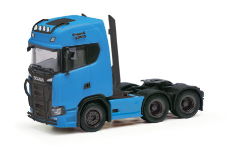 Herpa: Scania CS 20 6x4 Zugmaschine, himmelblau -0