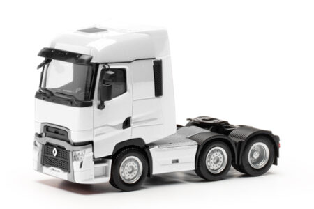 Herpa: Renault T facelift Zugm. 3achs (6x2), weiß -0