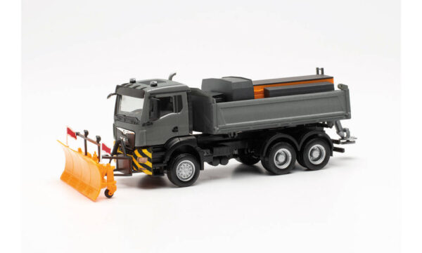 Herpa: MAN TGS NN Winterdienstfahrzeug, grau/gelb-0